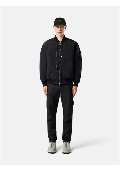 pantaloni supima cotton stretch-tc uomo neri STONE ISLAND | K2S15 3100032 S0010V0029
